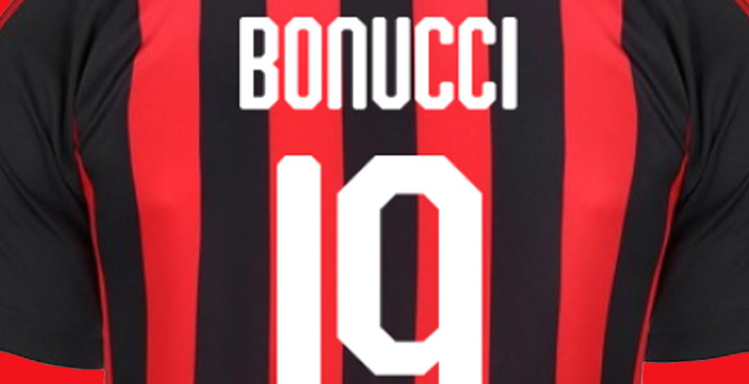 Ejemplo de fuente AC Milan 18-19 #1